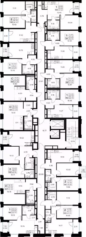 2-к кв. Мурманская область, Мурманск Долина Уюта тер.,  (46.96 м) - Фото 1