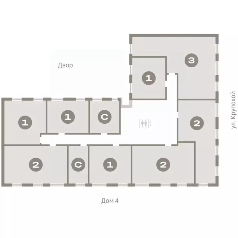 2-к кв. Омская область, Омск ул. Б.Г. Шаронова, 9 (60.14 м) - Фото 1
