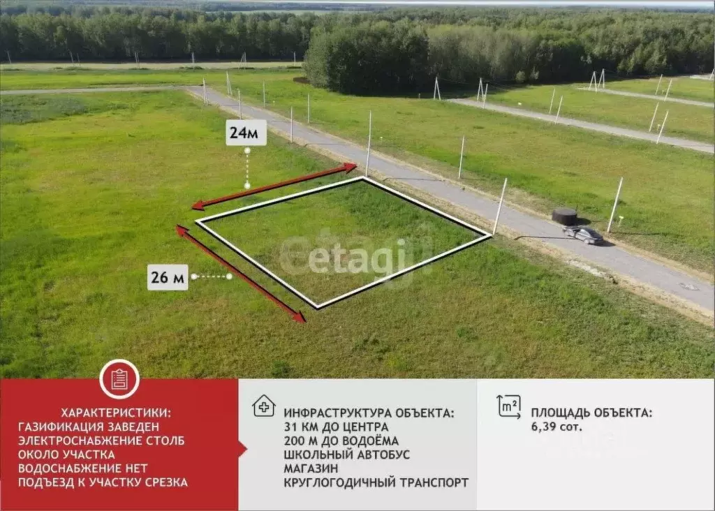 Участок в Тюменская область, Тюменский муниципальный округ, с. Кулига, ... - Фото 2