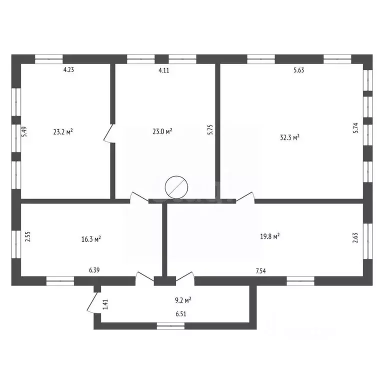 Дом в Нижегородская область, Навашино Набережная ул., 3 (124 м) - Фото 2