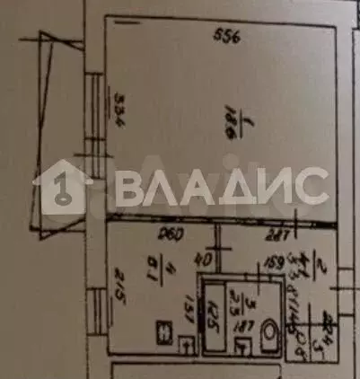 1-к. квартира, 30,1 м, 5/5 эт. - Фото 0