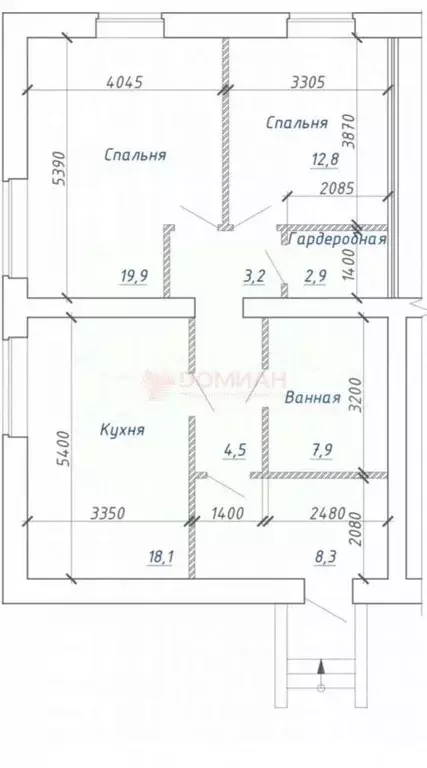 2-к кв. Ростовская область, Волгодонск ул. Ленина, 68 (78.3 м) - Фото 1
