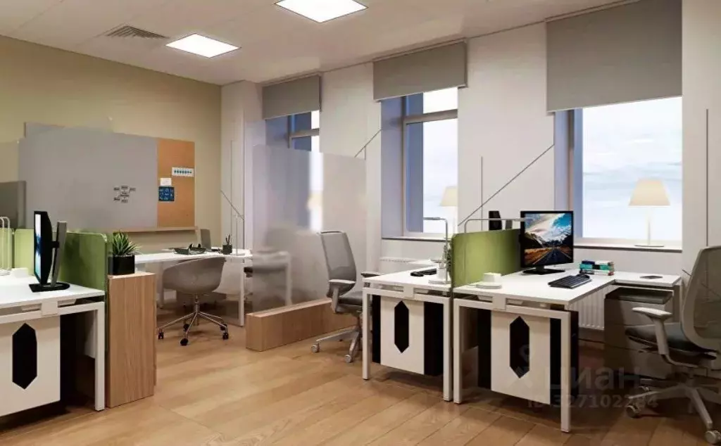 Офис в Санкт-Петербург Выборгская наб., 45Е (1042 м) - Фото 2