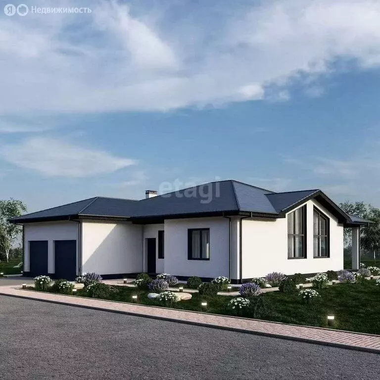 Дом в село Подстепки, жилой комплекс Солнечный, Вербная улица (201 м) - Фото 1