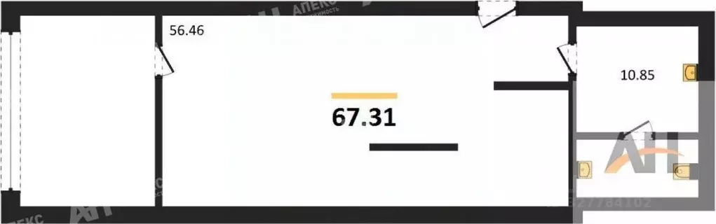 Помещение свободного назначения в Московская область, Котельники  (67 ... - Фото 1