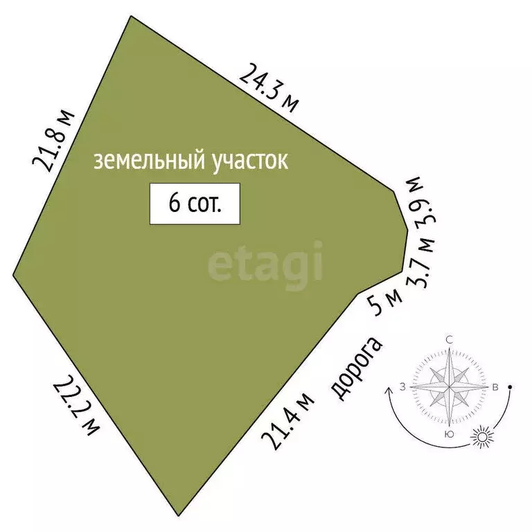 Участок в Массандра, Стахановская улица (6 м) - Фото 1