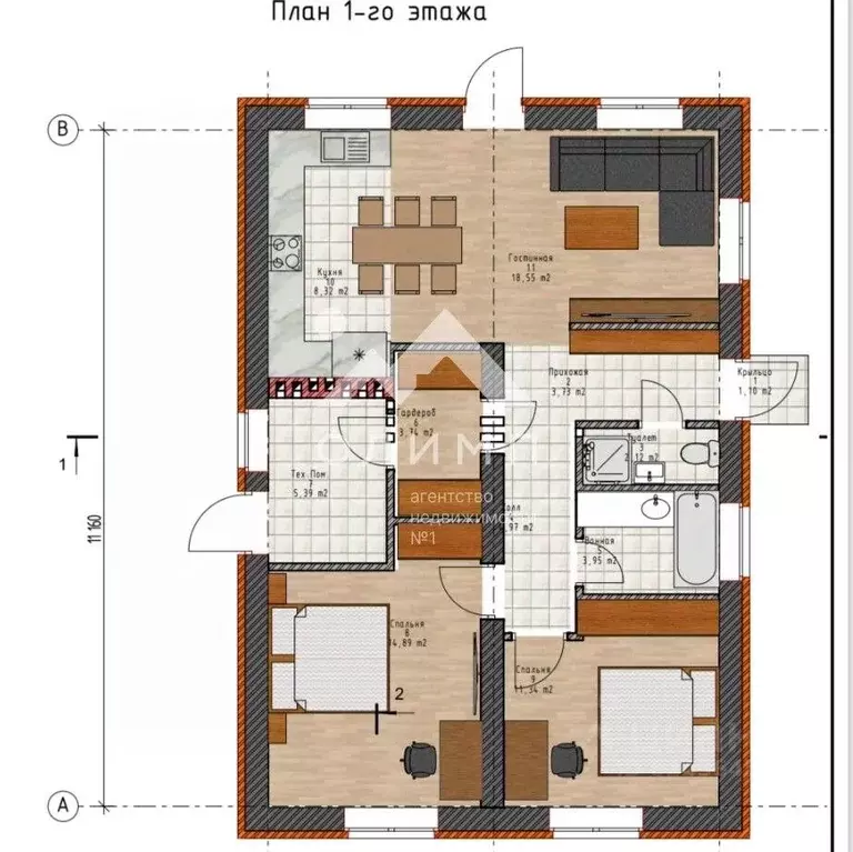 Дом в Ярославская область, Ярославский муниципальный округ, Заволжье-2 ... - Фото 2