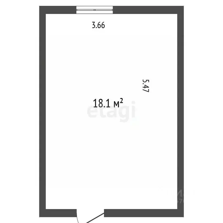 Комната Санкт-Петербург Авиационная ул., 25 (18.1 м) - Фото 1