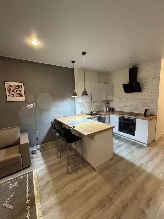 Квартира-студия, 35 м, 5/19 эт. - Фото 1