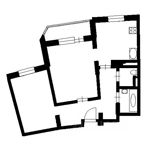 2-к кв. Московская область, Красногорск бул. Красногорский, 25 (68.0 ... - Фото 2