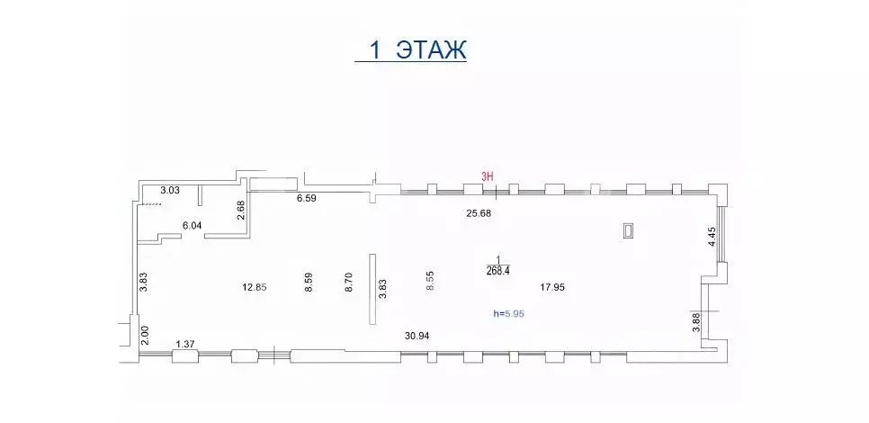 Помещение свободного назначения в Москва Дубининская ул., 59Б (268 м) - Фото 2