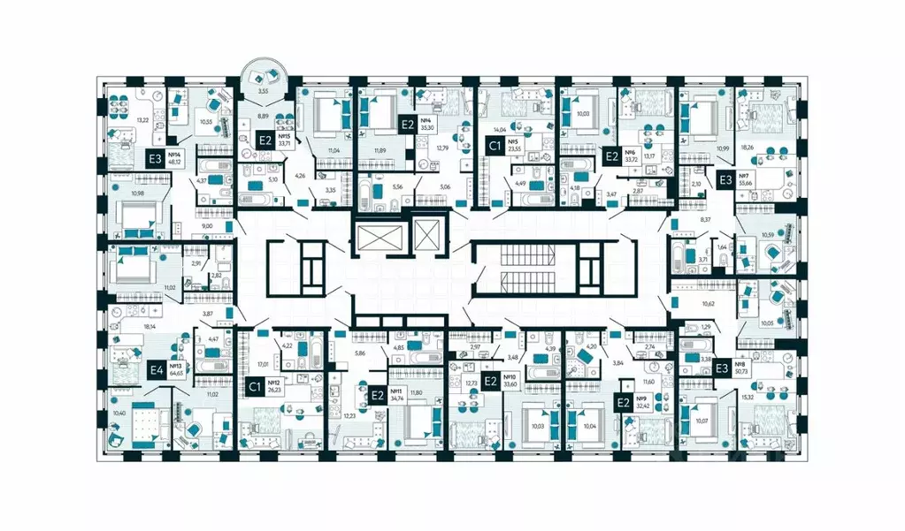 1-к кв. Тульская область, Тула ул. Чмутова, 158Д (33.71 м) - Фото 2