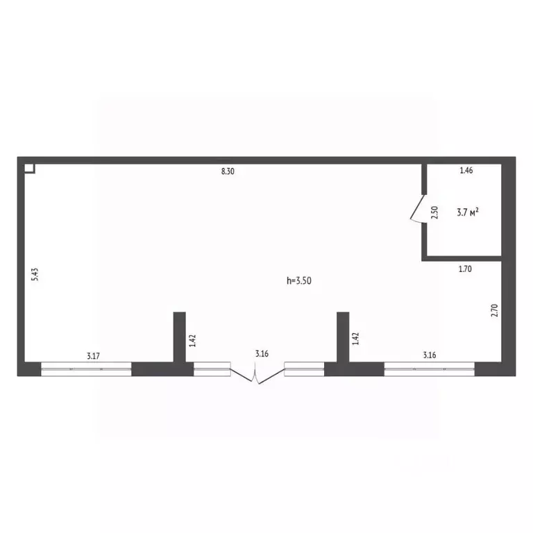 Помещение свободного назначения в Тюменская область, Тюмень ул. ... - Фото 2