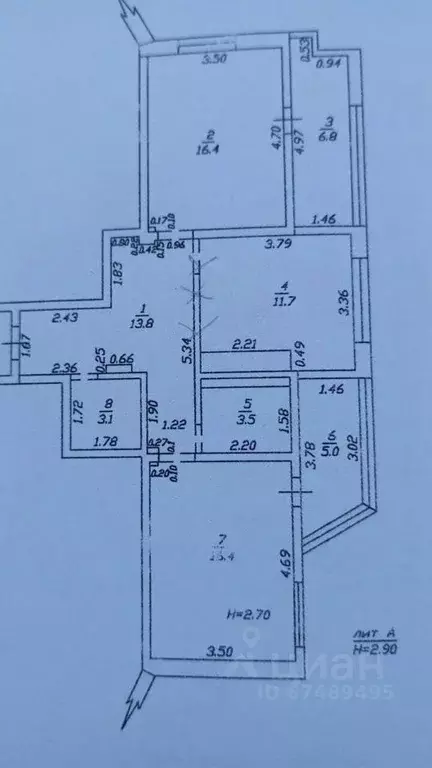 2-к кв. Краснодарский край, Анапа Владимирская ул., 120 (77.0 м) - Фото 2