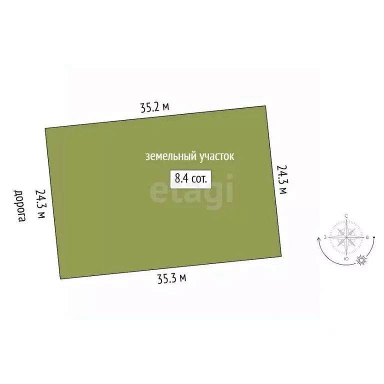 Участок в Тюменская область, Тюменский муниципальный округ, ... - Фото 2