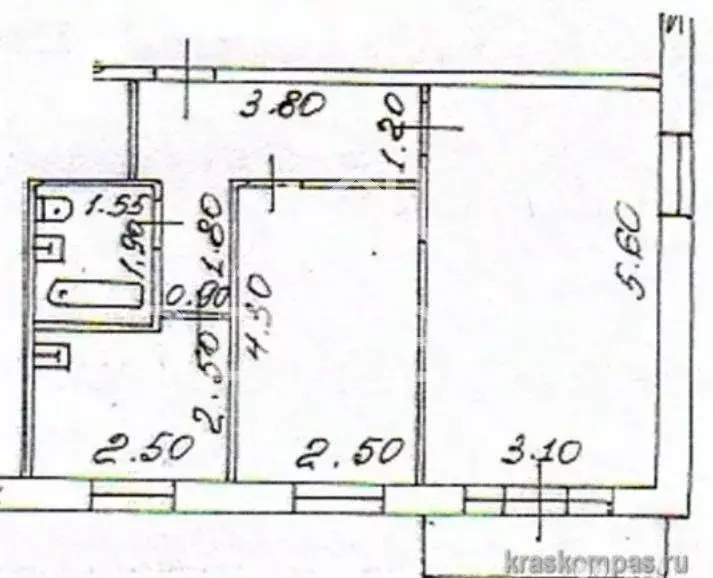 2-к кв. Самарская область, Самара ул. Мичурина, 116А (42.1 м) - Фото 2