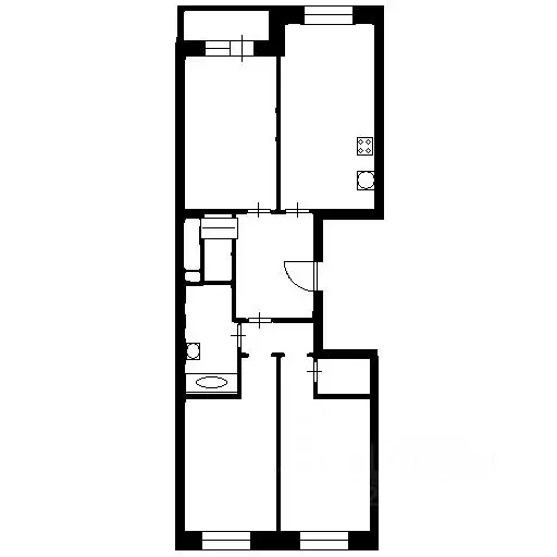 3-к кв. Москва ул. Юннатов, 4Г (90.0 м) - Фото 2