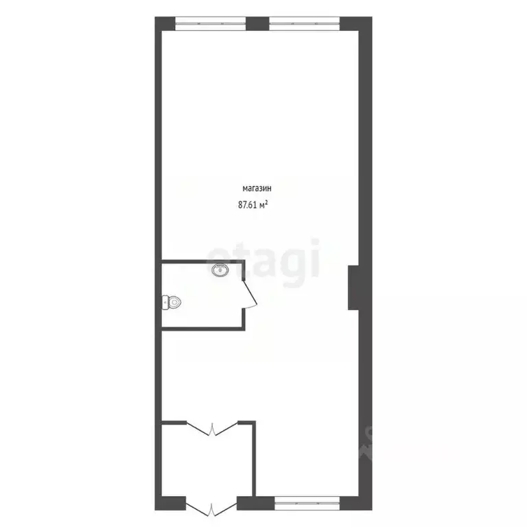 Помещение свободного назначения в Красноярский край, Красноярск ул. ... - Фото 2