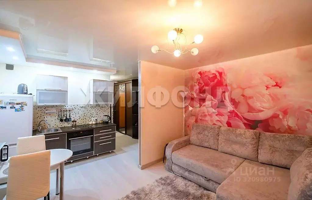 1-к кв. Новосибирская область, Новосибирск Горский мкр, 75 (25.8 м) - Фото 1