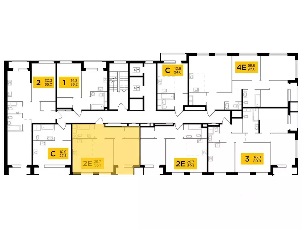 2-к кв. Москва Филатов Луг жилой комплекс, к5 (50.1 м) - Фото 0