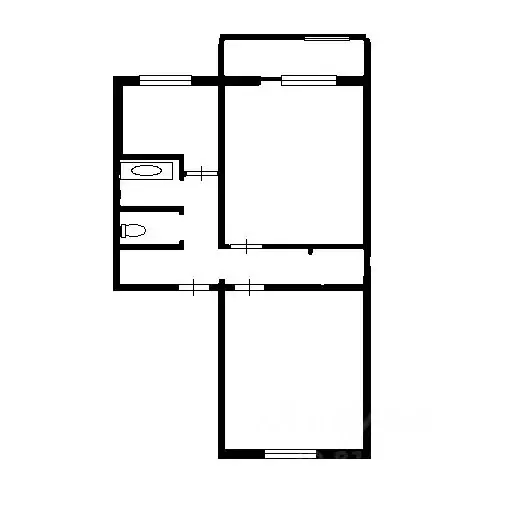 2-к кв. Иркутская область, Ангарск 6А мкр, 28 (47.2 м) - Фото 1