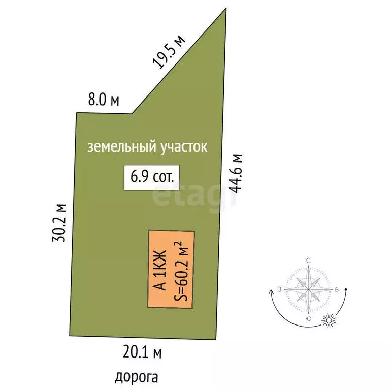 Дом в Тюменская область, Нижнетавдинский муниципальный округ, ... - Фото 1