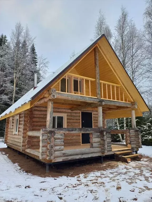 Дом в Ленинградская область, Выборгский район, Полянское с/пос, КП ... - Фото 1