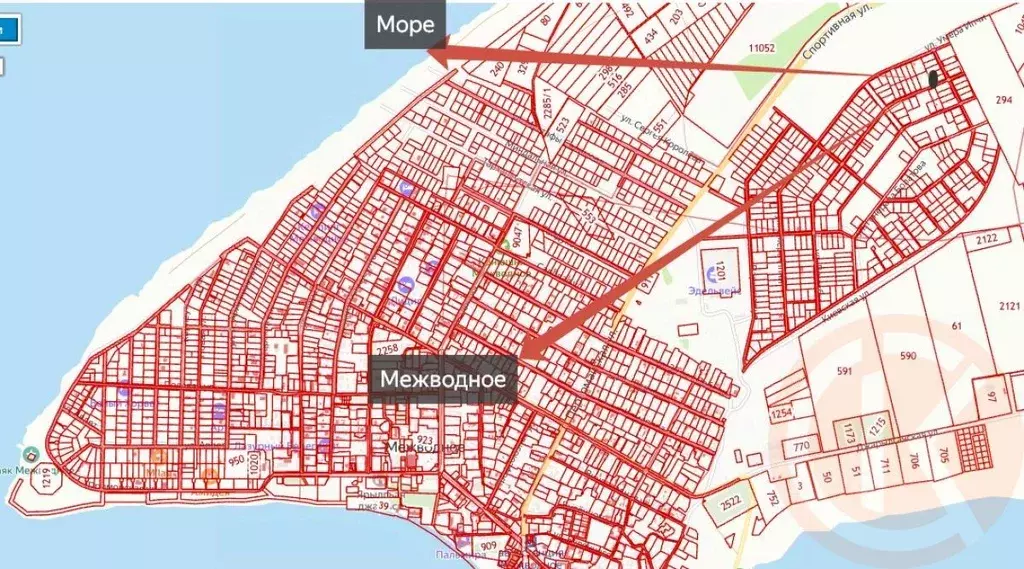 Участок в Крым, Черноморский район, с. Межводное ул. В. Якушенко (6.4 ... - Фото 0