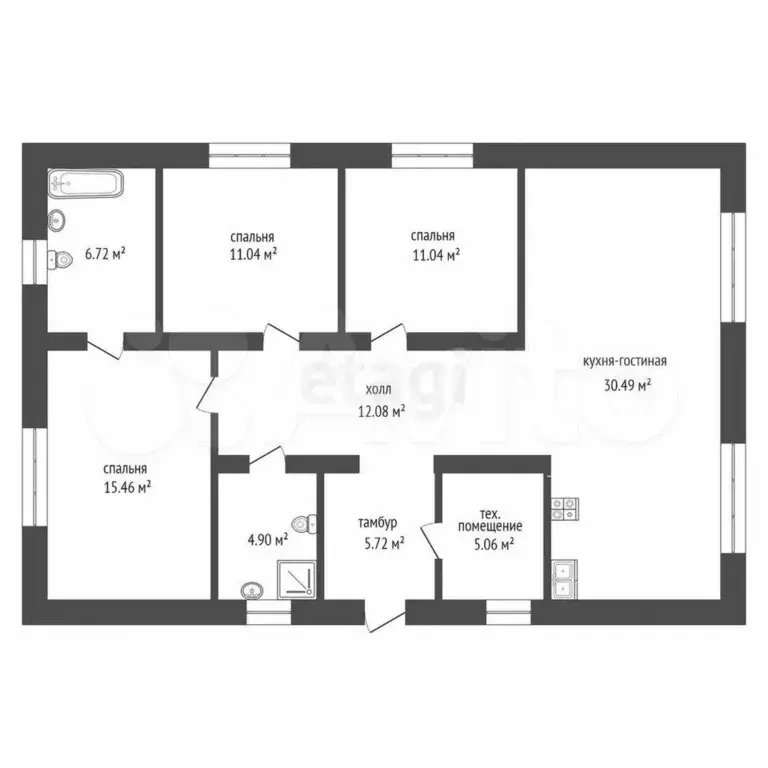 Дом 99 м на участке 6,8 сот. - Фото 0