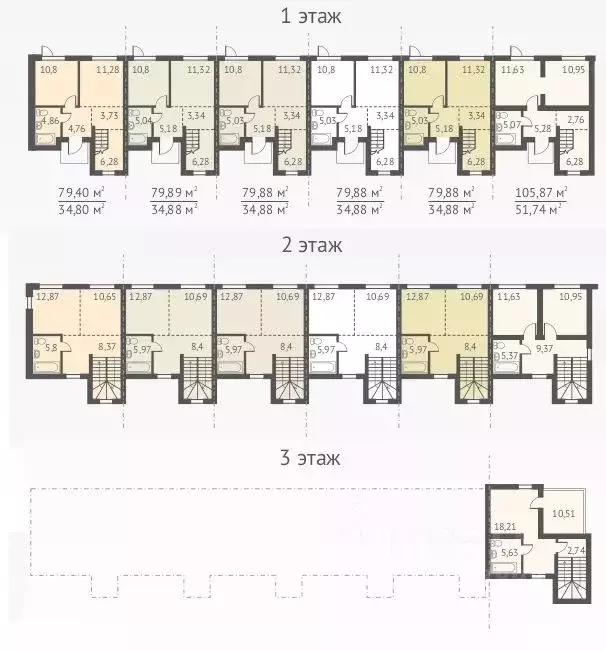 Таунхаус в Новосибирская область, Бердск 26 (80 м) - Фото 1