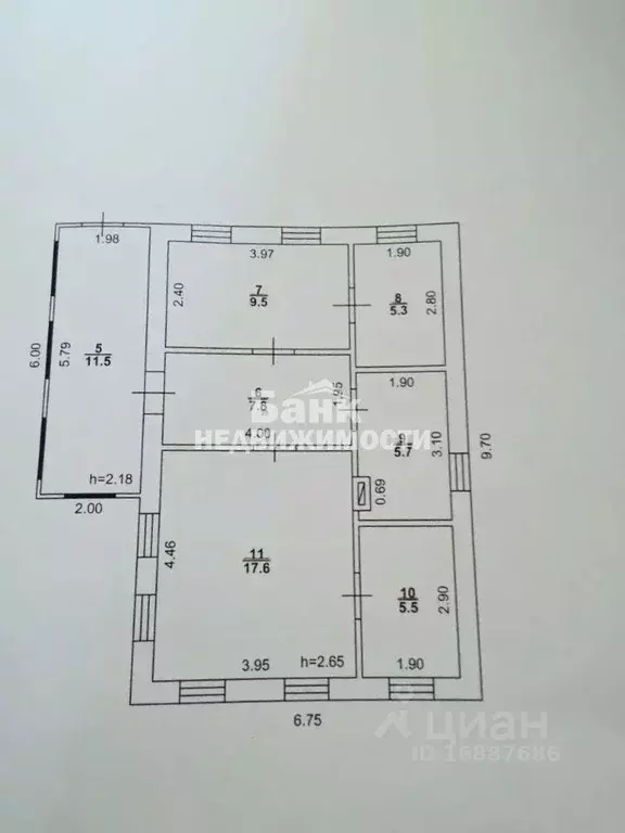 Дом в Саратовская область, Вольск ул. Балтицкого, 35 (118 м) - Фото 2