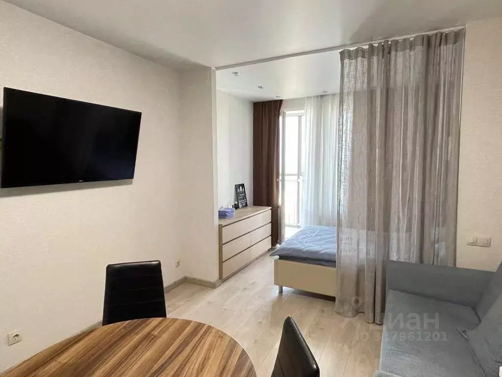 1-к кв. Татарстан, Казань ул. Аметьевская магистраль, 18к2 (30.0 м) - Фото 1