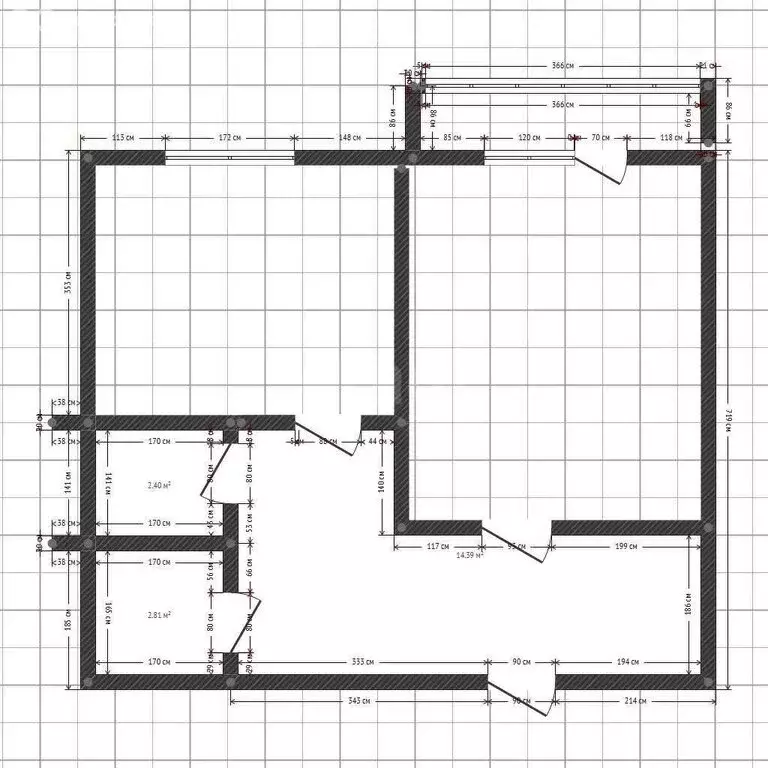 1-комнатная квартира: Осиново, Садовая улица, 3 (37 м) - Фото 1