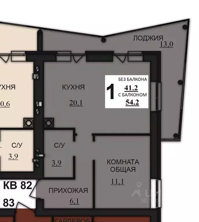 1-к кв. Ивановская область, Ивановский район, Богданихское с/пос, д. ... - Фото 1