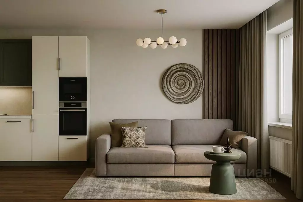 1-к кв. Санкт-Петербург дор. Муринская, 31к1 (33.0 м) - Фото 1