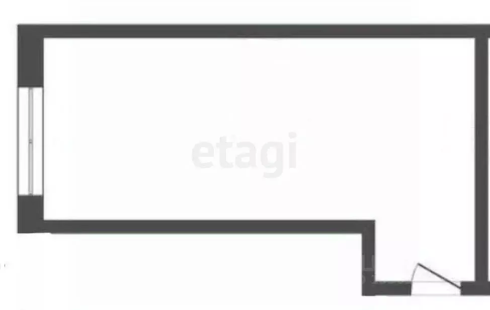 Студия Кемеровская область, Кемерово Предзаводская ул., 2А (19.4 м) - Фото 1