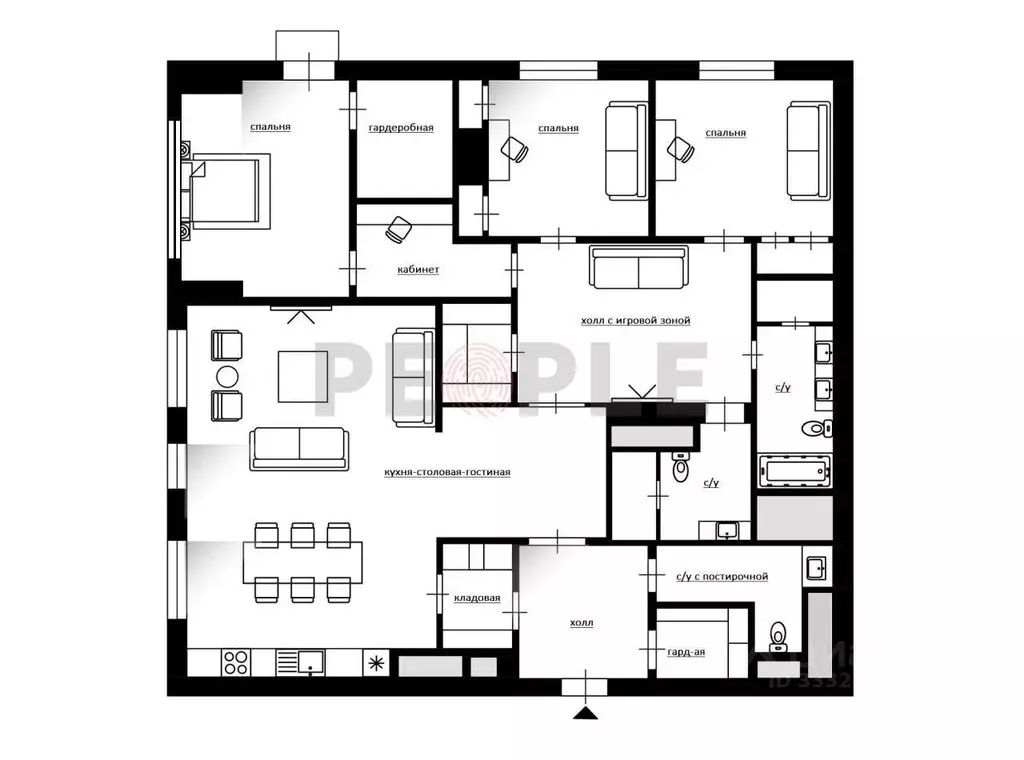 Квартира, 4 комнаты, 157 м - Фото 1