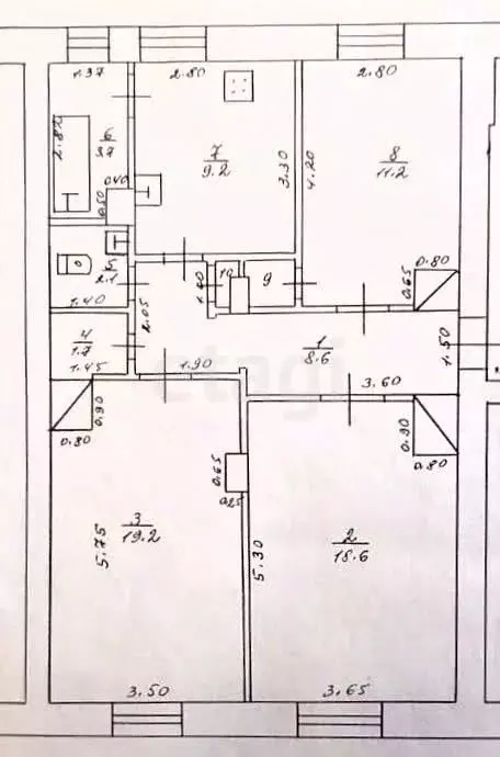 3-к кв. Тверская область, Ржев ул. Елисеева, 9 (73.7 м) - Фото 2