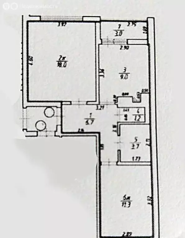 2-комнатная квартира: Калининград, улица Каблукова, 11 (51.4 м) - Фото 0