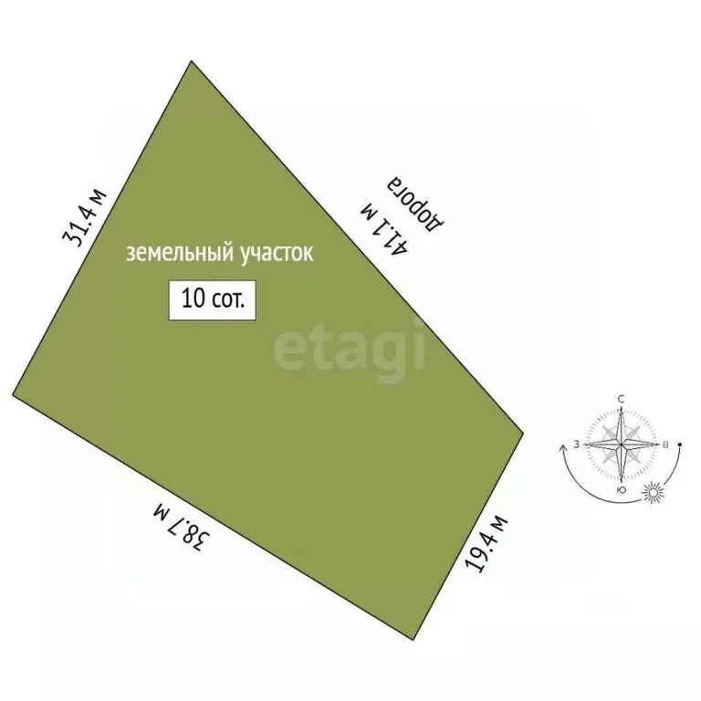 Участок в Крым, Кировский район, Первомайское с/пос, с. Первомайское ... - Фото 2