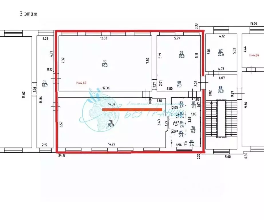 Офис в Свердловская область, Екатеринбург просп. Ленина, 8 (250 м) - Фото 2