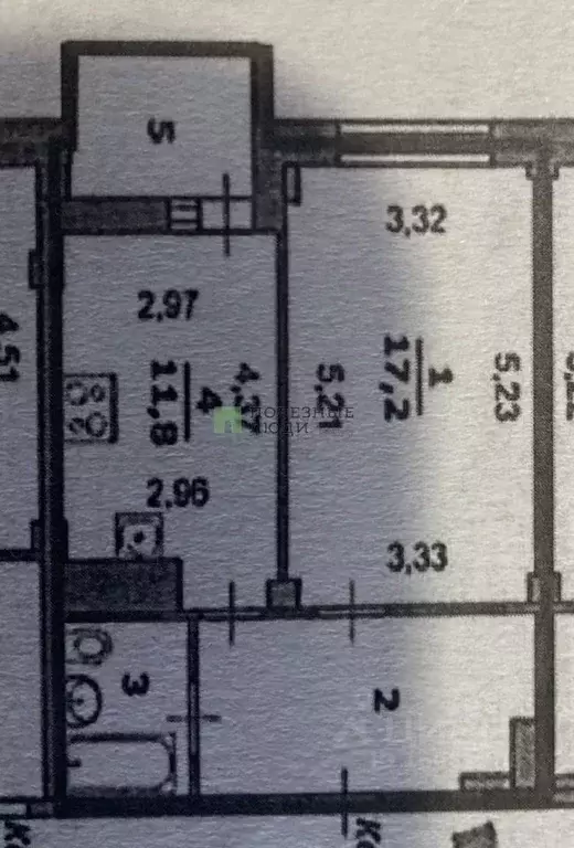 1-к кв. Белгородская область, Белгород ул. Костюкова, 12а (46.0 м) - Фото 2