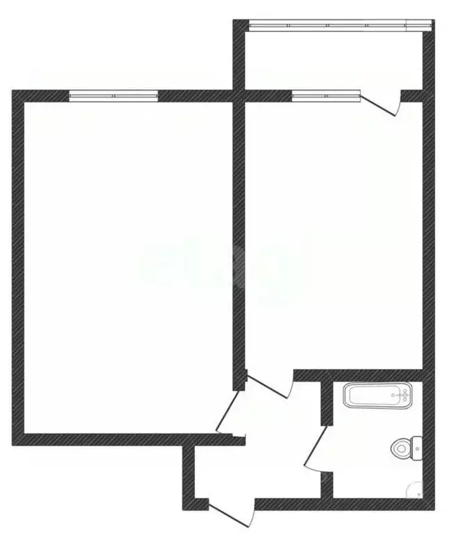 1-к кв. Адыгея, Тахтамукайский район, Старобжегокайское с/пос, Новая ... - Фото 2