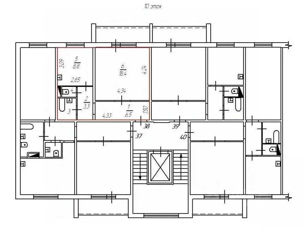 1-к кв. Челябинская область, Челябинск ул. Крылова, 4 (40.5 м) - Фото 1