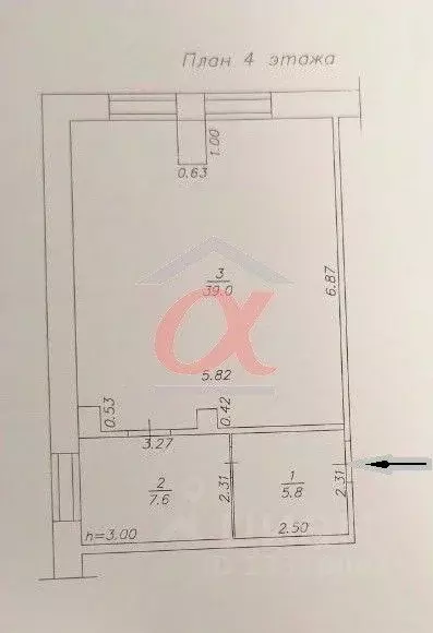 Офис в Кемеровская область, Кемерово Октябрьский просп., 4 (52 м) - Фото 2