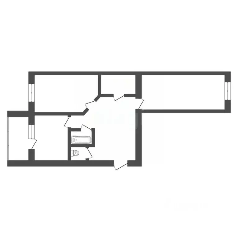 2-к кв. Амурская область, Благовещенск Игнатьевское ш., 12/2 (68.0 м) - Фото 2