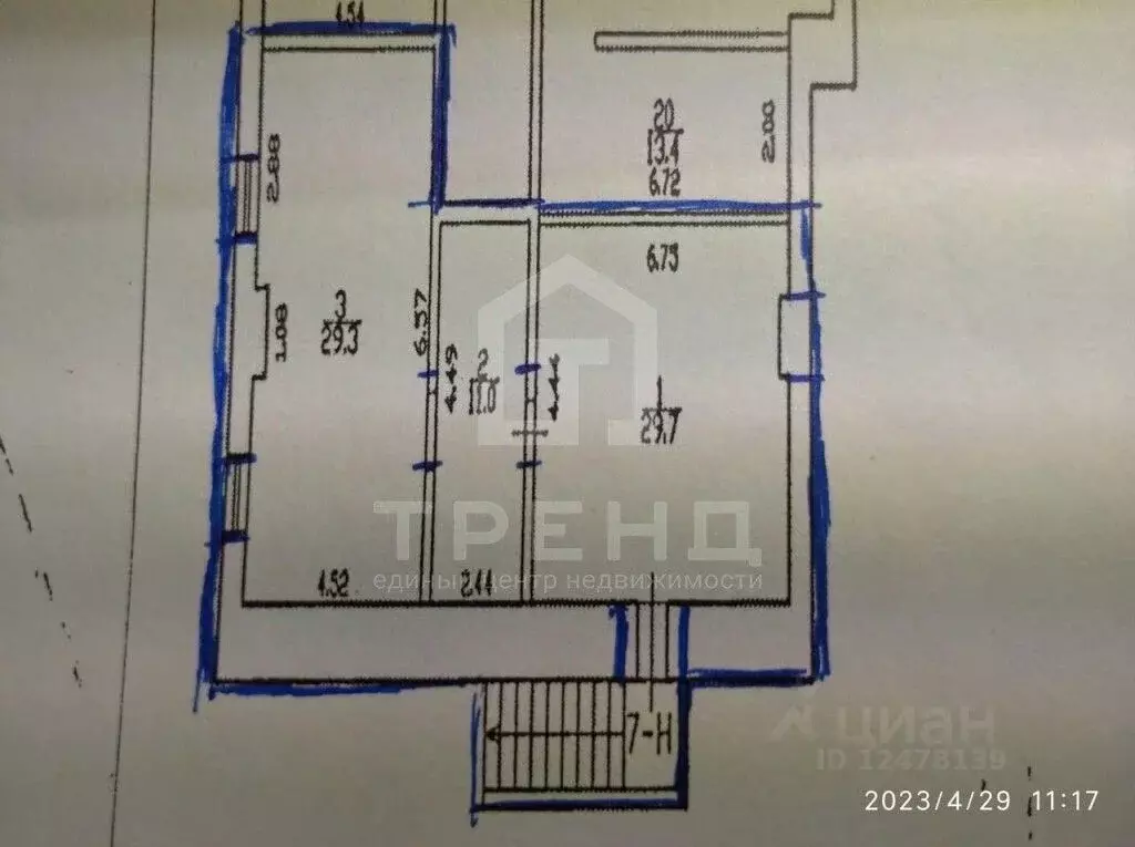 Торговая площадь в Санкт-Петербург Морская наб., 35к6 (70 м) - Фото 2