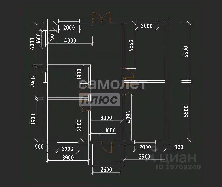 Дом в Курская область, Октябрьский район, Большедолженковский ... - Фото 2