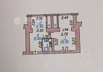 1-к кв. Чувашия, Чебоксары ул. Академика Королева, 3 (37.1 м) - Фото 2