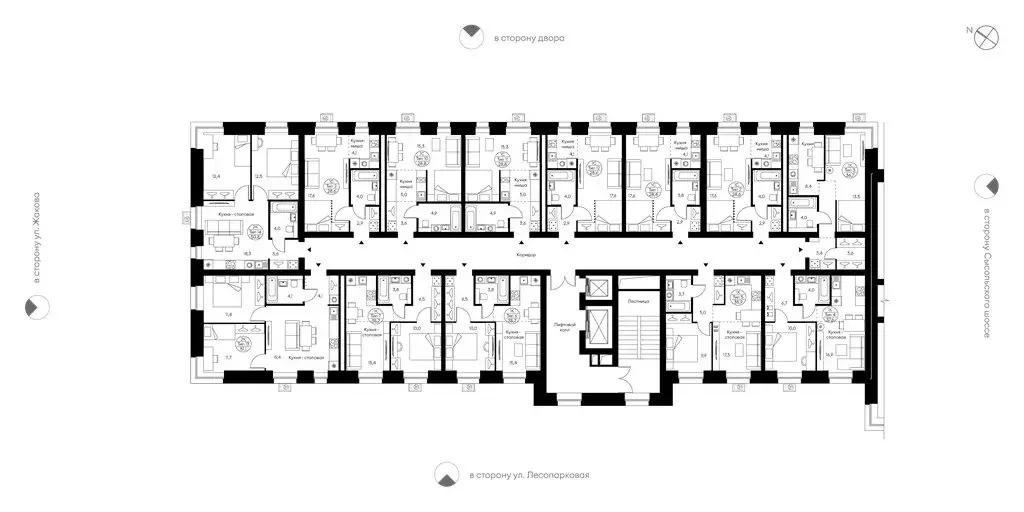 Квартира-студия: Сыктывкар, улица Жакова, 17 (28.8 м) - Фото 2